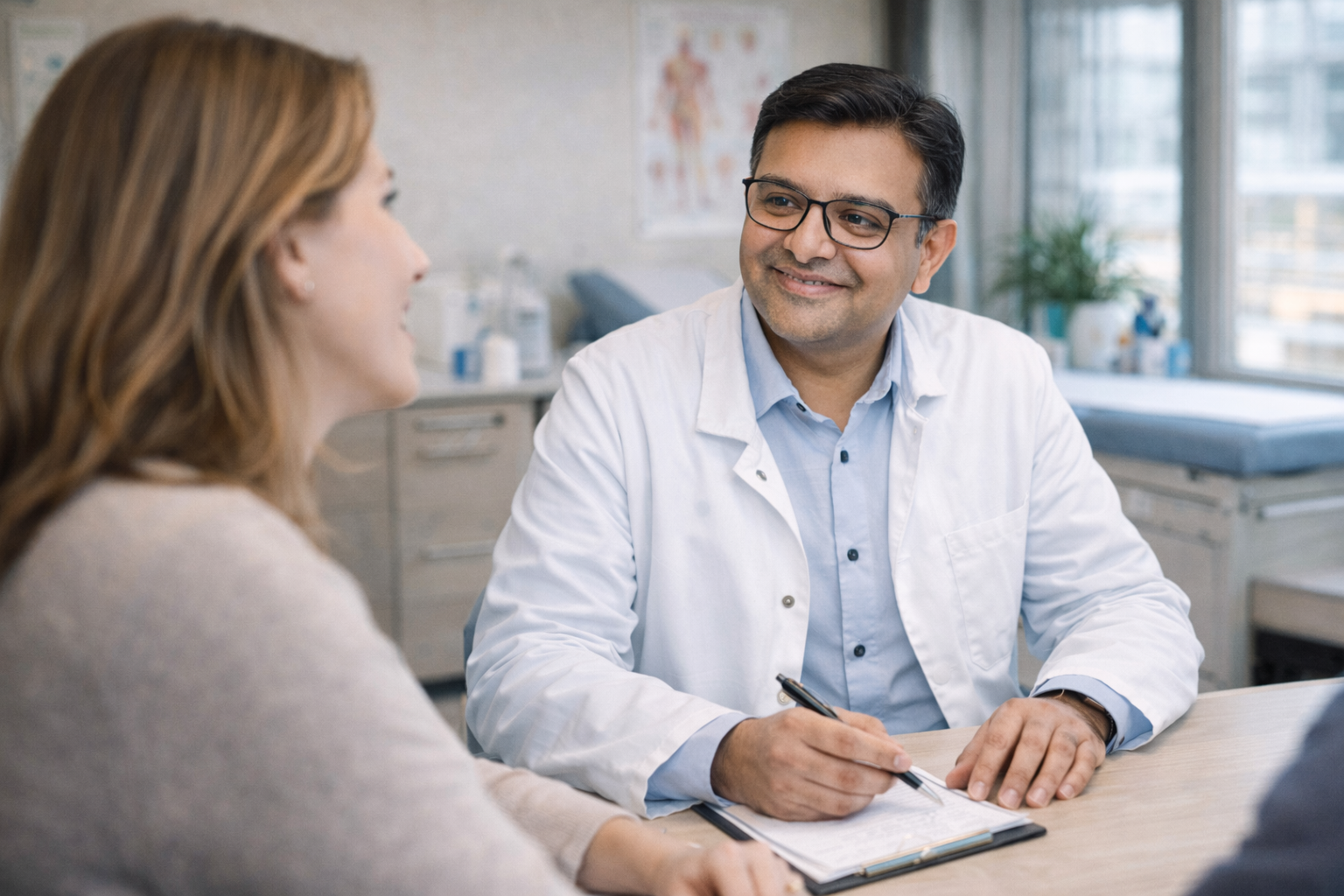 Arzt-Patienten Beratungsgespräch